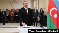 İ.Əliyev səs verir. 11 aprel 2018